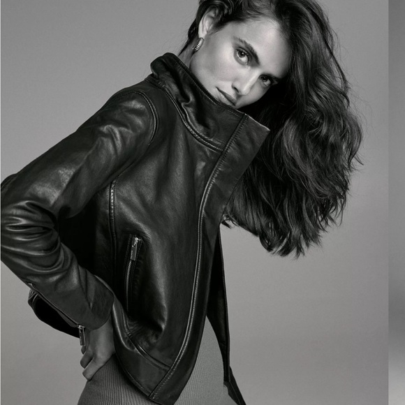 Babaton Leather Jagger jacket - Picture 3 of 15